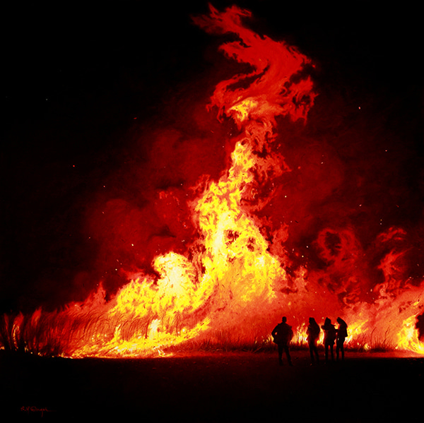 Cane Burn Social, Murwillumbah by Scott McDougall | Lethbridge Gallery